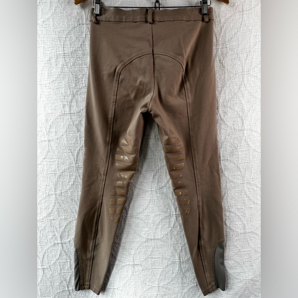 HR Farm Chron Light Equestrian Womens 28 Silicone Knee Patch Breeches Tan Pants - Picture 10 of 15